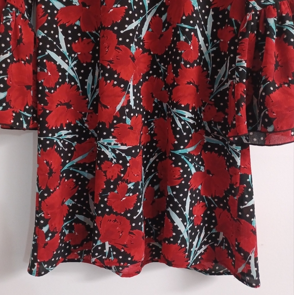 Revolution By Rickis Long Sleeve Floral Dress - Picture 4 of 6